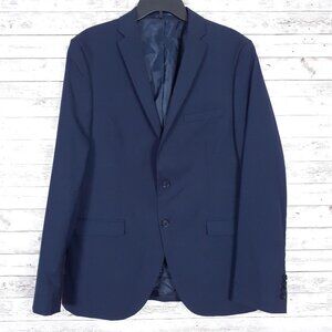 Selected Homme Mens Sport Coat Jacket Sz 42R Navy 221A
